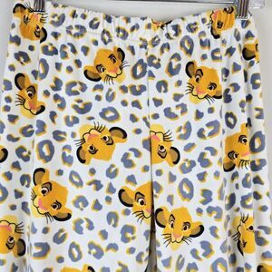 Women's Medium Simba Pajama Pants Disney‎ Lion King Cheetah Print .D68